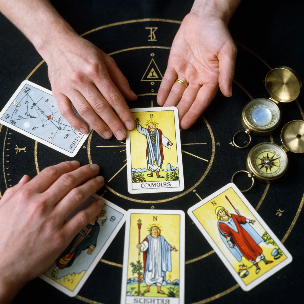 Tarot card reading consultation